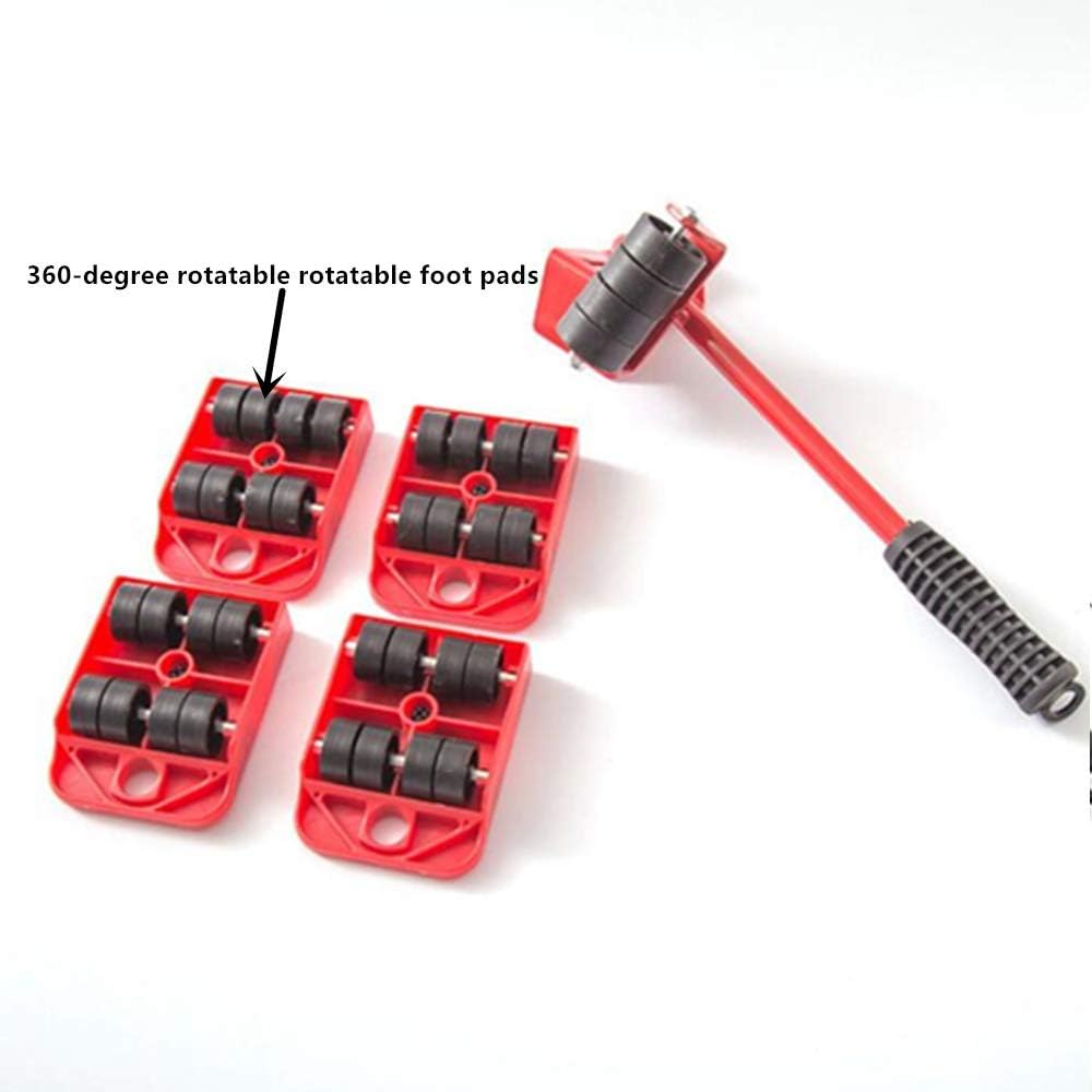 Furniture Lifter Tool Transport Shifter - Heavy Duty Appliance Rollers Moving Men Furniture Or Refrigerator Sliders for Tile Floors - Appliance Mover Leverage Tools for Hardwood Floors