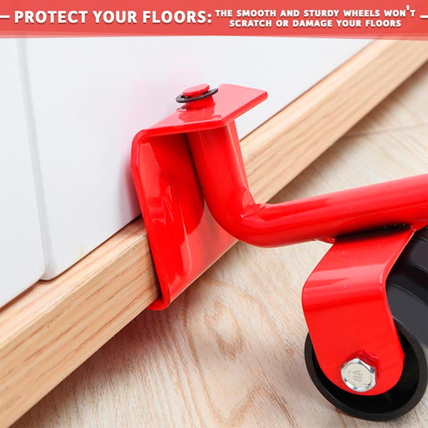 Furniture Lifter Tool Transport Shifter - Heavy Duty Appliance Rollers Moving Men Furniture Or Refrigerator Sliders for Tile Floors - Appliance Mover Leverage Tools for Hardwood Floors