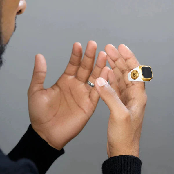 iQibla Zikr lite Smart Ring Tasbih – Electronic Zikr Counter Tasbeeh – Bluetooth & Waterproof