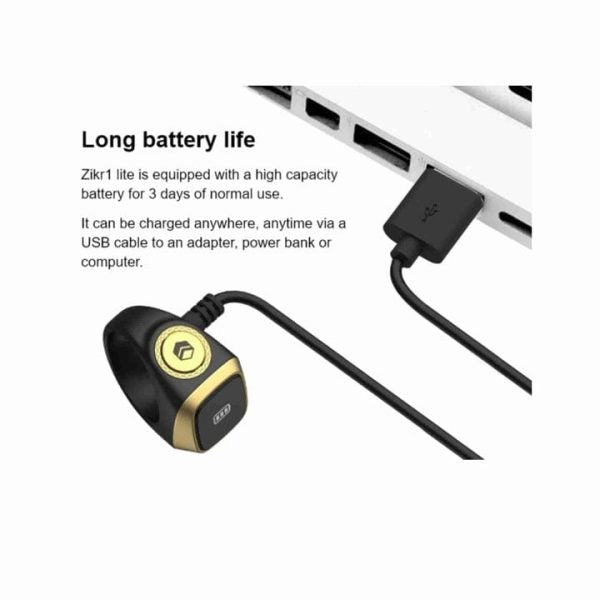 iQibla Zikr lite Smart Ring Tasbih – Electronic Zikr Counter Tasbeeh – Bluetooth & Waterproof
