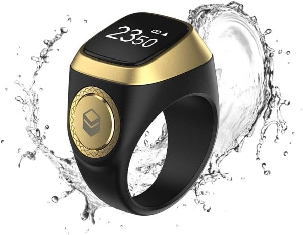 iQibla Zikr lite Smart Ring Tasbih – Electronic Zikr Counter Tasbeeh – Bluetooth & Waterproof